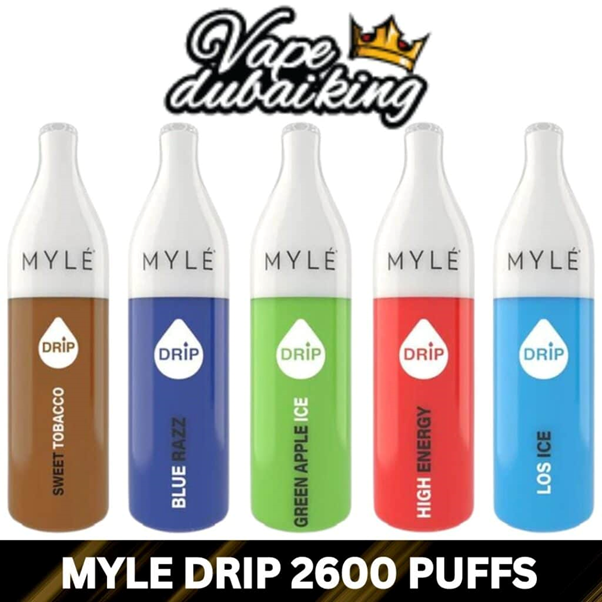 MYLE DRIP 2600 PUFFS DISPOSABLE VAPE: SMOOTH PERFORMANCE AND LONG-LASTING FLAVOR